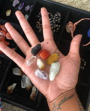 Load image into Gallery viewer, “PFOS” (pocket full of stones) 7 Chakra bag