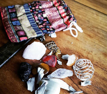 Load image into Gallery viewer, “PFOS” (pocket full of stones) 7 Chakra bag