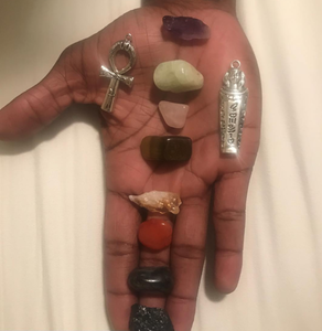 “PFOS” (pocket full of stones) 7 Chakra bag